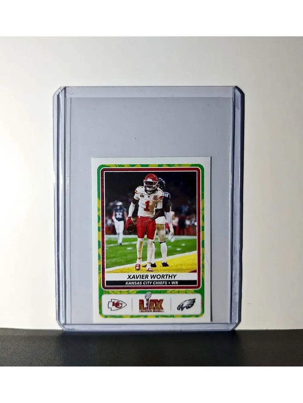 Xavier Worthy 2025 Panini NFL Super Bowl LIV #33 Sticker